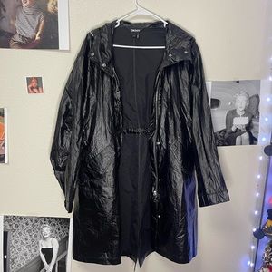 DKNY size small raincoat.